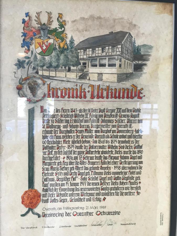Bergischer Hof Оверат Экстерьер фото